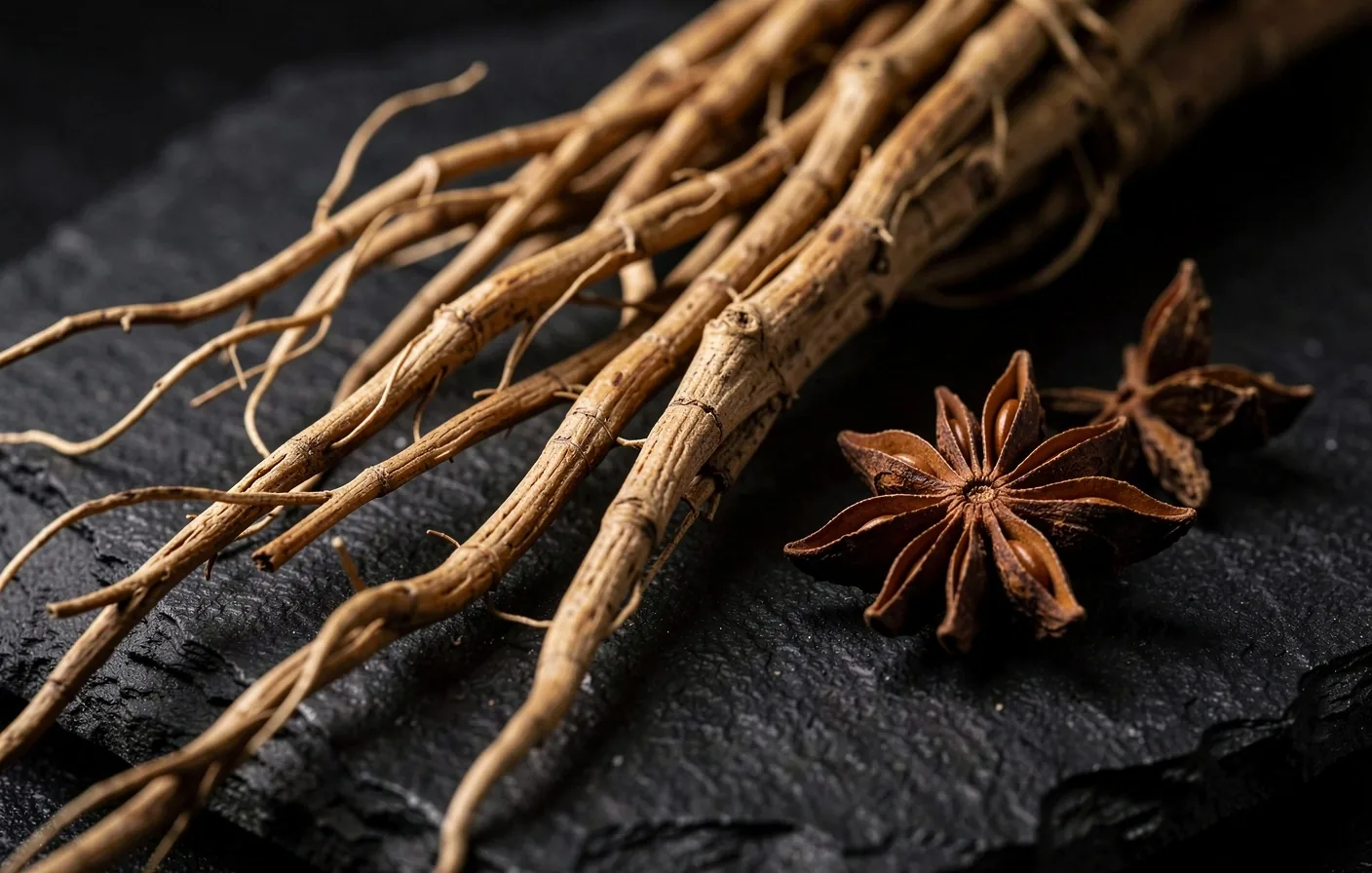 Botanical root ingredients in low light